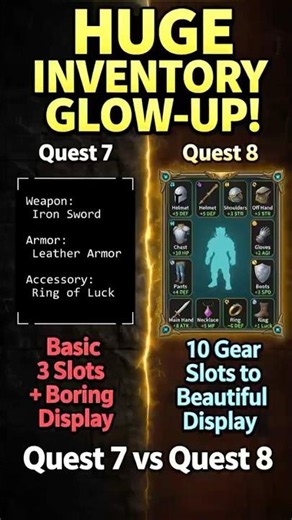 Python RPG Inventory Glow-Up: 3 Slots → 10 Slots (Quest 8)