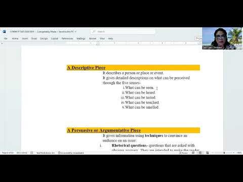 CAPE COMMUNICATION STUDIES TYPES OF WRITING - MODULE 1