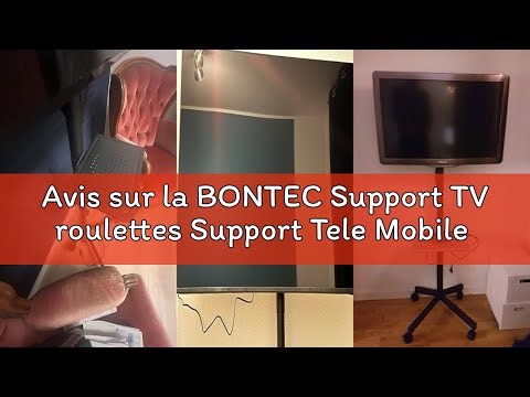 Avis sur la BONTEC Support TV roulettes Support Tele Mobile pour Téléviseurs Plasma/LCD/LED de 23" à