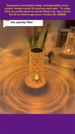 This is an LED crystal lamp touch and remote control design.