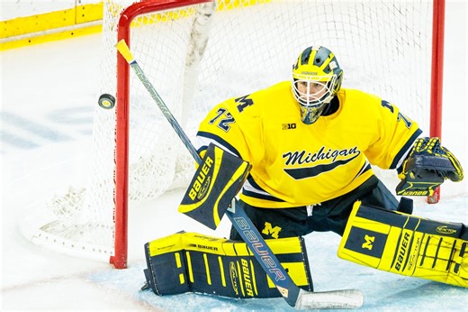 No. 1 Michigan continues recent dominance vs. Notre Dame, advances to Big Ten semifinal