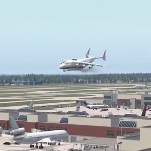 Antonov An-225 Almost crashes Into B747 Due To Landing Wrong Airport - GTA 5 | Mr OP Gaming