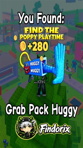 How to get Grab Pack Huggy💫Find the Poppy Playtime✨Roblox✨