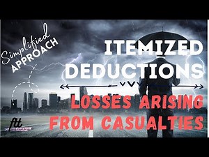 [TOPIC 30] ITEMIZED DEDUCTIONS | Losses arising from Casualties