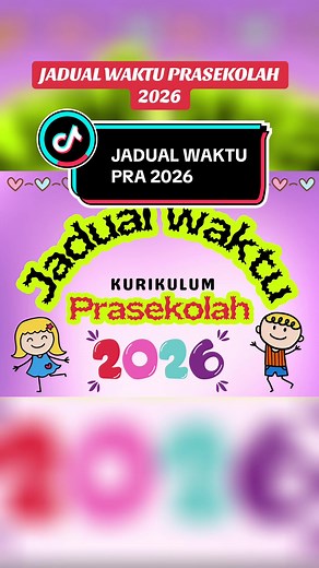 Jadual Waktu Prasekolah 2026 untuk Guru