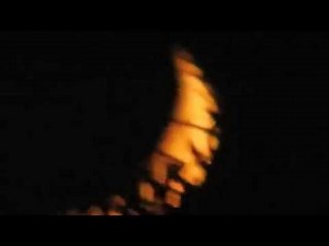 Orange Crescent Moon