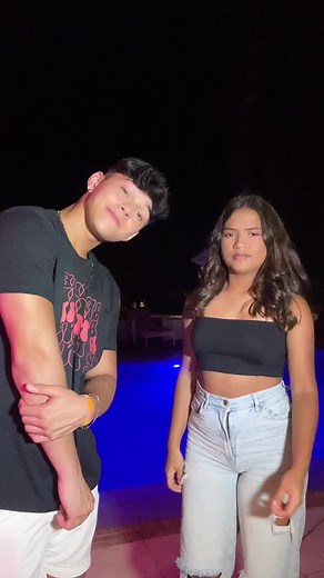 Nighttime Pool Dance Party with Friends