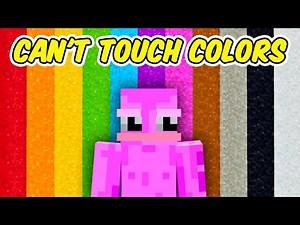 Minecraft, But I Can't Touch Colors Compilation