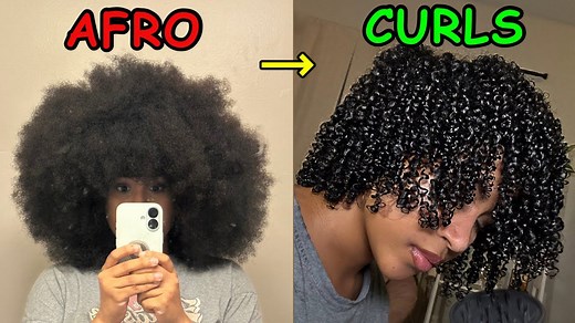 Afro to Curls (Detailed) | How to Get Curly Hair?