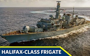 How Powerful Halifax-Class Frigate Royal Canadian Navy