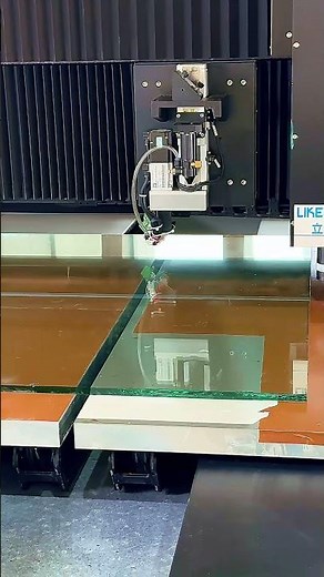 12mm thick glass 2 times repeated cutting glass laser cutting machine