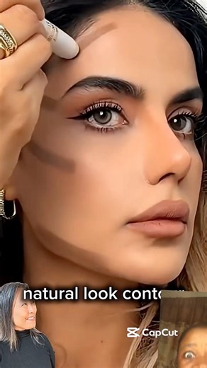 Beginner Contour Hack 👃✨ Sculpt Your Face in Seconds! #Shorts #beautyhacks