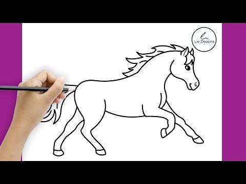 Comment dessiner un cheval facilement