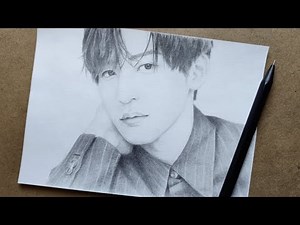 Snow Manの目黒蓮君描きました