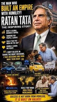 The Man Who Built an Empire With Humility | Ratan Tata Story #usa #edit #success #innovation #fact