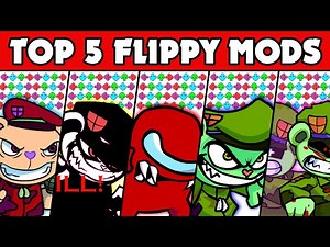 FNF Character Test | Gameplay VS Playground | Top 5 Flippy Mods | Happy Tree Friends