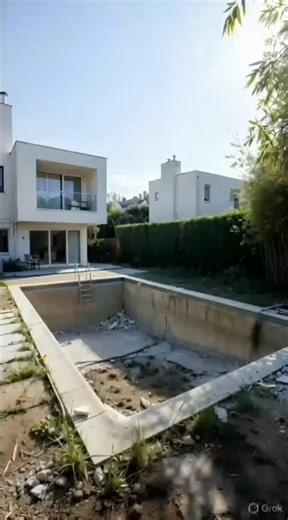 swiming pool restoration ai video, #ai #photorestoration #aitechnology #shorts #shortvideo #short