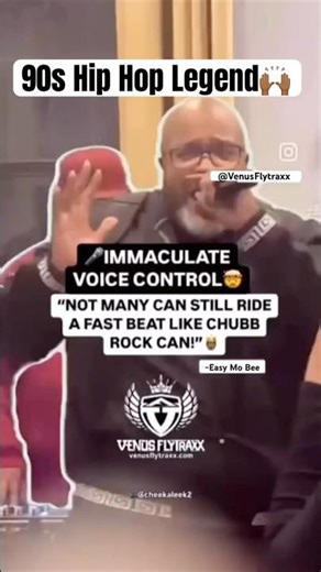 #90shiphop legend Chubb Rock still got it. #hiphop #musictoelevate #oldschoolhiphop