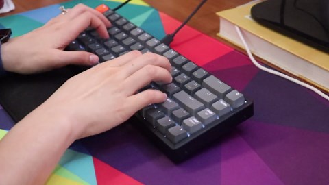 Keychron K6 with Gateron Red Typing Sounds ***NO TALKING***