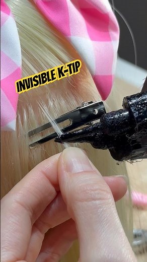 How to Create Tiny Invisible K-Tip Bonds | Professional Hair Extension Masterclass #ktips
