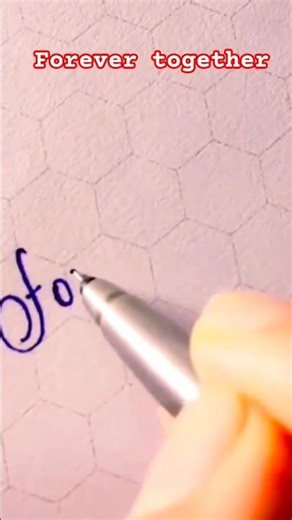 Forever Together ✍️ | Cursive Calligraphy Skill Practice | English Handwriting Shorts | Skill 365