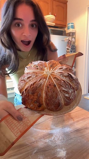 Delicious Pumpkin Sourdough Loaf Baking Tutorial