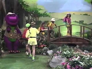 Opening to Barney Waiting for Santa 1996 VHS