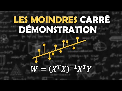 Démonstration de la méthode des moindres carrés + Code Python [From Scrath]