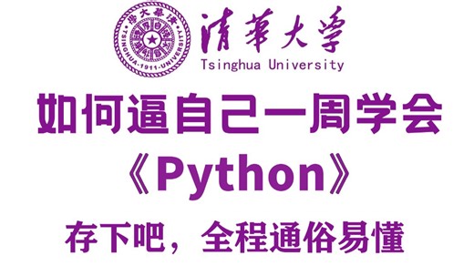【全748集】清华大佬终于把Python全套教程讲完了！2026最新版，从零基础小白到Python全栈，全程通俗易懂！逼自己一周学完，少走99%的弯路！