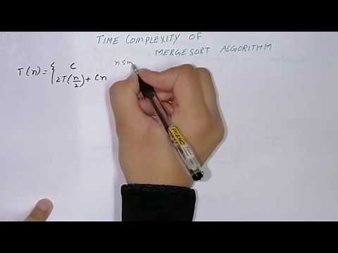 Time Complexity of MergeSort Algorithm | Recurrence Relationship | Master Method