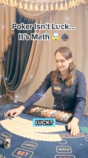 Poker Isn’t Luck… It’s Math 🤯♠️