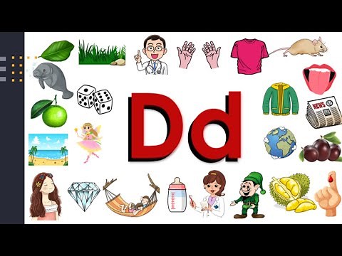 LETRANG D - MGA SALITANG NAGSISIMULA SA LETRANG Dd / TUNOG NG ALPABETONG FILIPINO