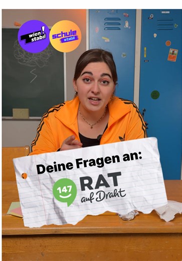 Wir gehen LIVE mit @Rat auf Draht: 📞147 ! Wir stellen eure Fragen rund um psychische Gesundheit, anonym, und ein Beraterin von Rat auf Draht beantwortet sie. Am Dienstag 27.1. um 17 Uhr auf @wien.stabil. Schreibt uns, was dich interessiert! 🫵⭐️ #mentalhealth #schule #psyche