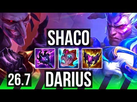 SHACO vs DARIUS (JGL) | 42K damage | NA Master | 26.7