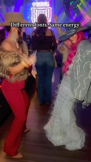 Hunter Marie Tharp on Instagram: "Different fonts. Same energy Cowgirl @getreadywithkatrina #fyp #westernfashion #rocknroll #NFR #nfrfashion"