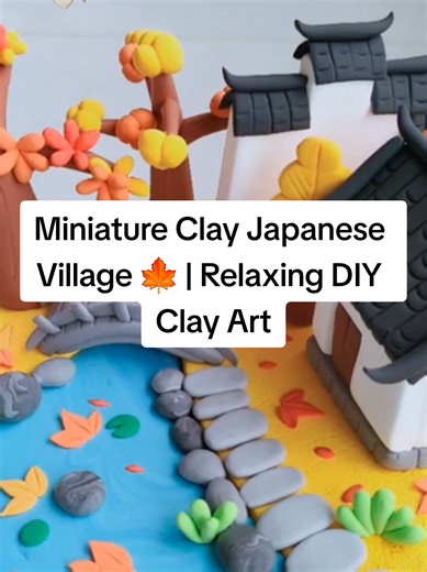 Miniature Clay Japanese Village Tutorial
