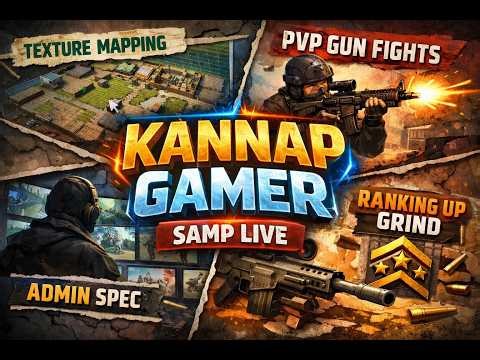 LIVE SA-MP Mapping | Creating Custom Map in GTA San Andreas Multiplayer | KANNAPI GAMER