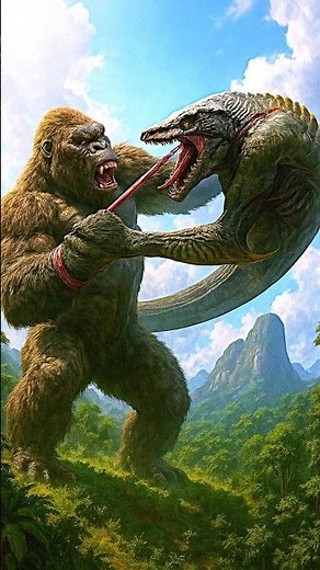 Kong vs Giant Skullcrawler Final Stand Part 2! 🦍🔥#kongskullisland #shorts #movie #story