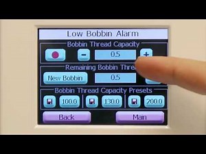 Getting Started with HQ Sweet Sixteen: Low-Bobbin Alarm