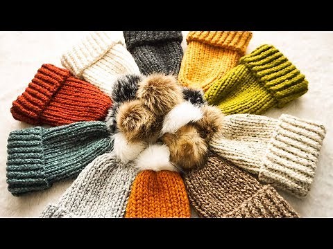 SUPER EASY KNIT RIBBED HAT // Step by Step Tutorial | CJ Design by Danii's Ways