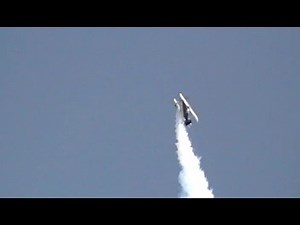 acrobatic biplane flying crazy