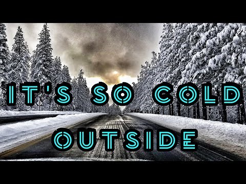 It's So Cold Outside | It's So Cold Outside Song | Winter in Lake Tahoe | Snow Storm USA 2022