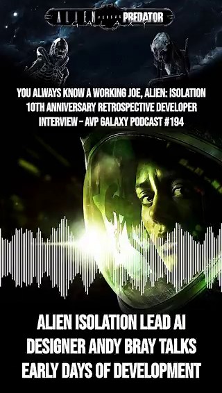 Alien vs. Predator Galaxy hosted a retrospective roundtable to celebrate #AlienIsolation's 10th anniversary, where lead AI designer Andy Bray talked about the early days of development, including when early concepts for a co-op incarnation of the game. #Xenomorph #AlienYearZero