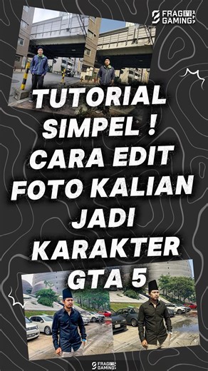 Simple Tutorial! How to Edit Your Photos into GTA 5 Characters
