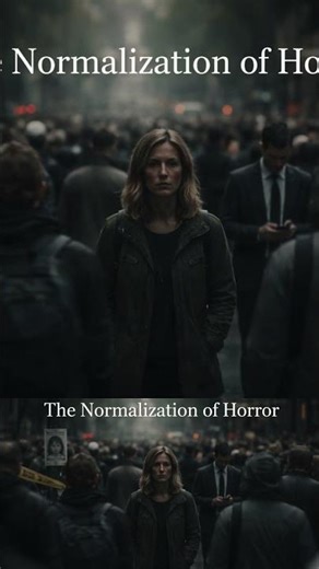 🕯️ The Normalization of Horror | Why Truth No Longer Stops Us