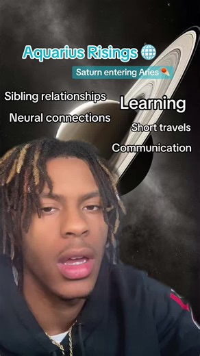 Aquarius Rising — this is your voice getting disciplined. Saturn is moving through your 3rd house. Communication. Mindset. Learning. Local environment. This is where you’re being asked to sharpen your thinking. You might notice: • A more serious tone in how you speak • Responsibility with your words • Structured study or skill-building • Shifts in sibling or close peer dynamics No more scattered ideas. No more talking just to talk. This transit matures your mind. It builds authority through clar