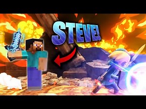 STEVE de MINECRAFT en SMASH!! [Super Smash Bros: Ultimate]