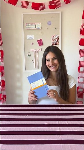 cross stitch journal tutorial🪡 #crossstitch #diyjournal #handmadejournal #embroidery #craftshorts