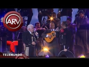Alejandro y Vicente Fernández juntos en El Azteca | Al Rojo Vivo | Telemundo