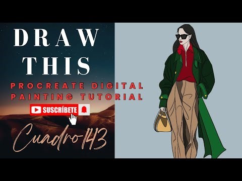 How to Draw Fashion Illustration in Procreate | Digital Art Tutorial | Fashion Art
